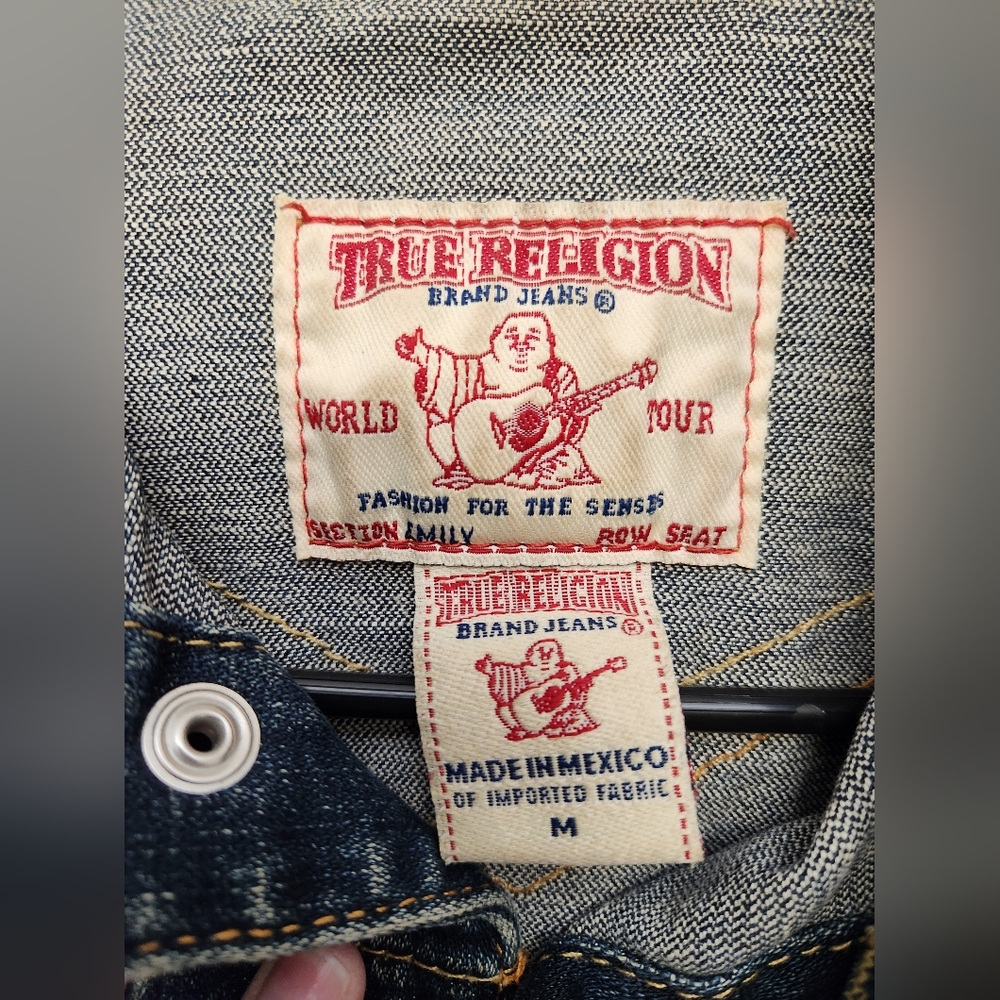 True Religion Blue Jean Jacket - Picture 6 of 7